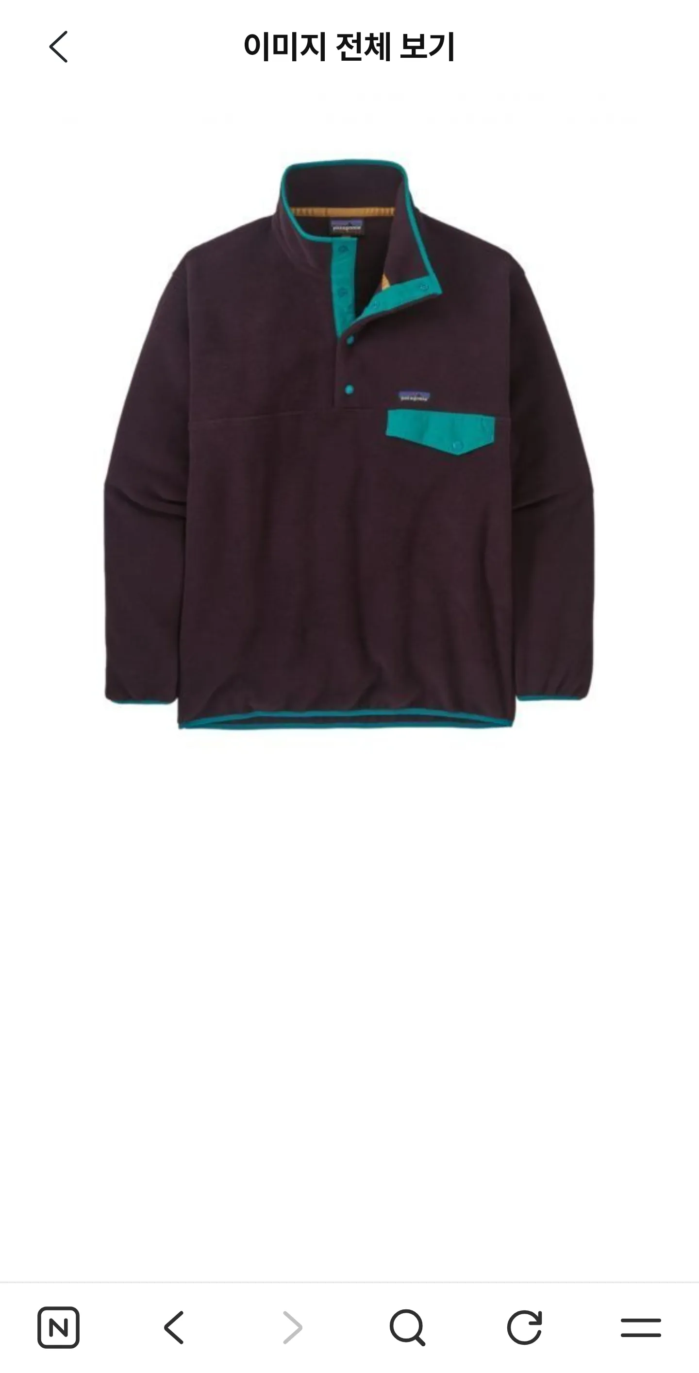 파타고니아 신칠라 옵시디언플럼