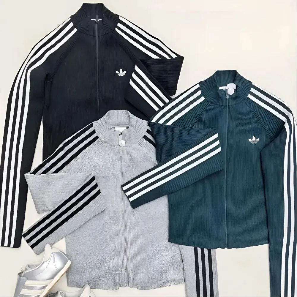 아디다스 슬림 니트 트랙탑JZ0886