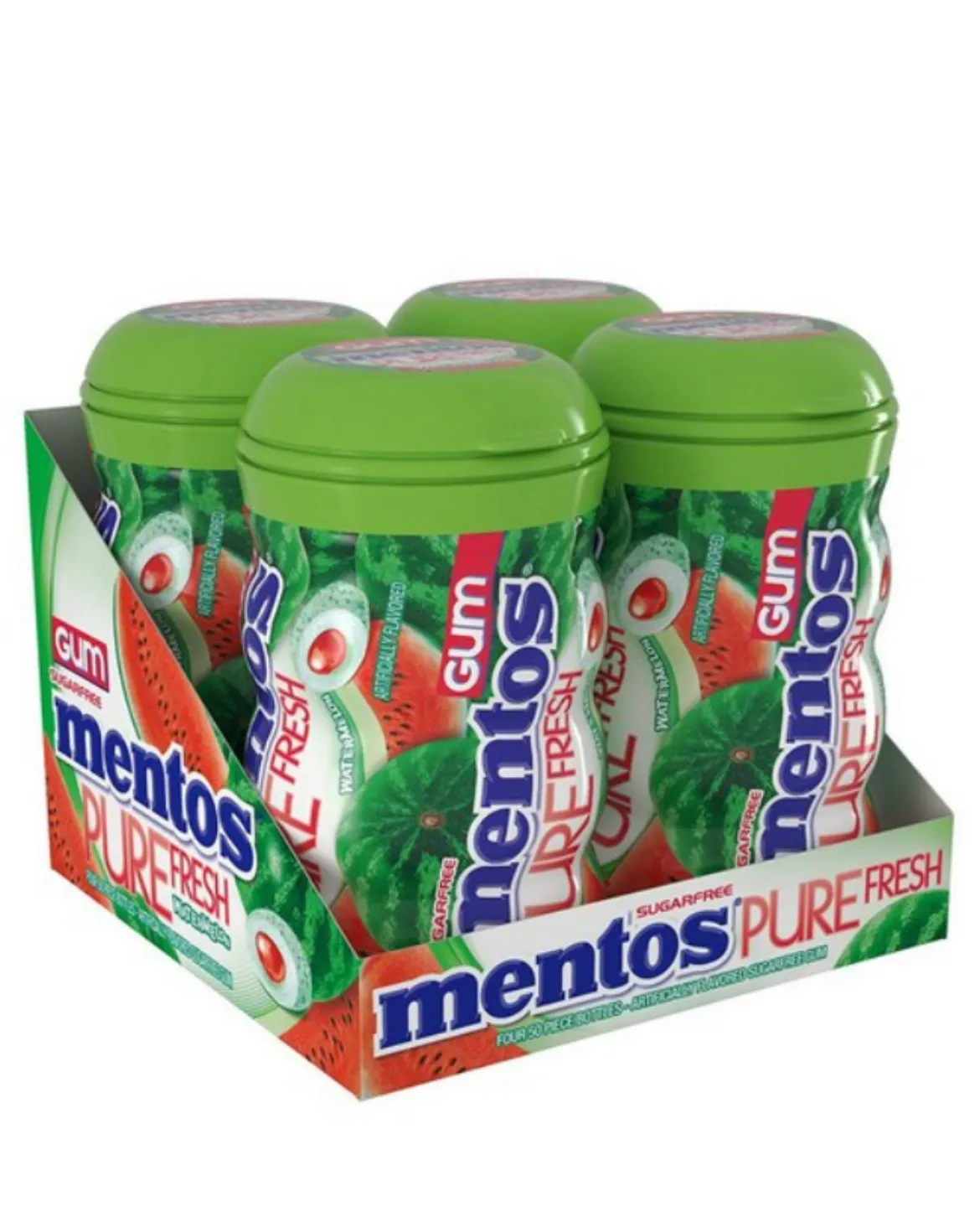 멘토스 무설탕 수박맛