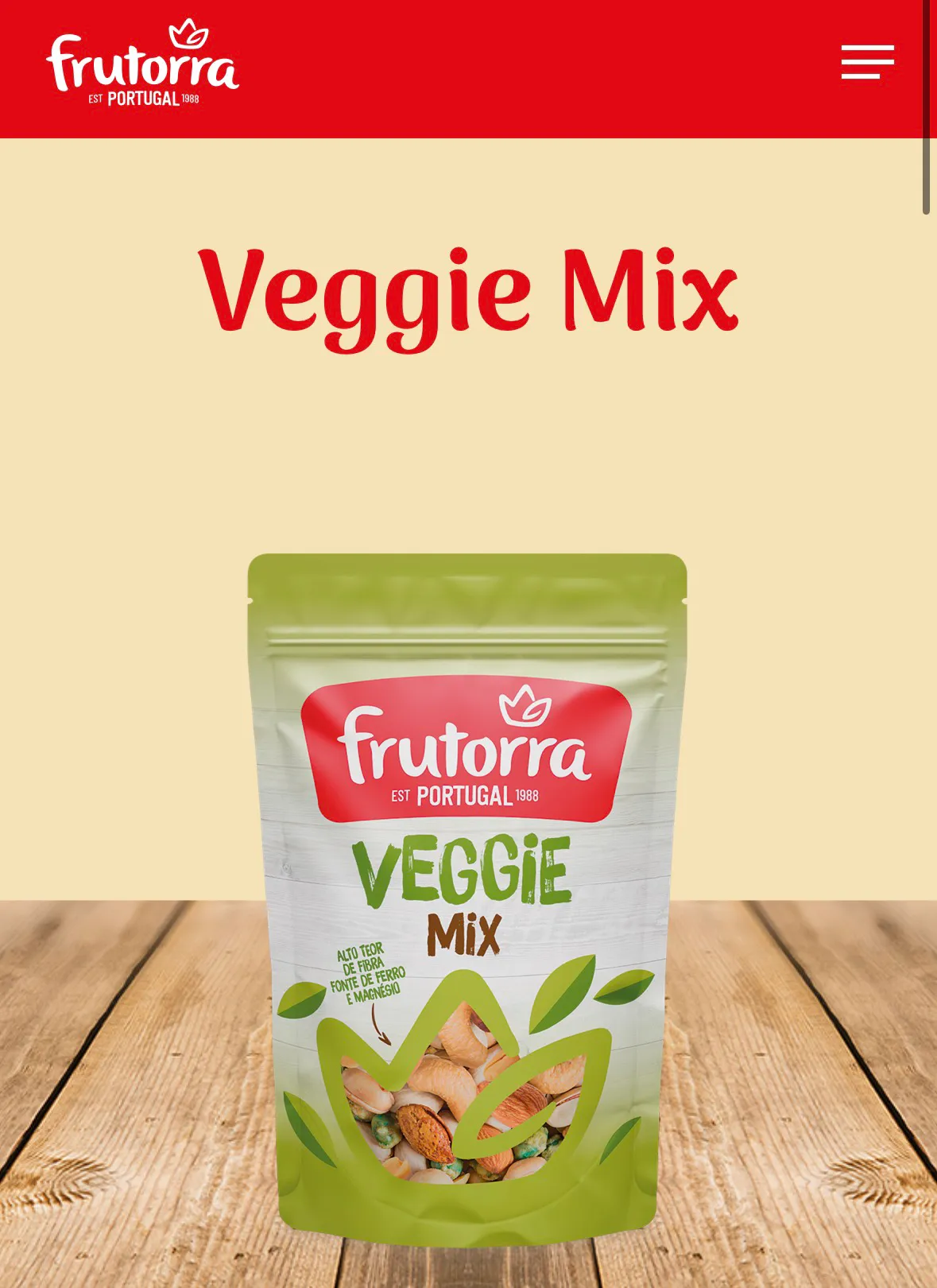 포르투갈 Frutorra Veggie Mix