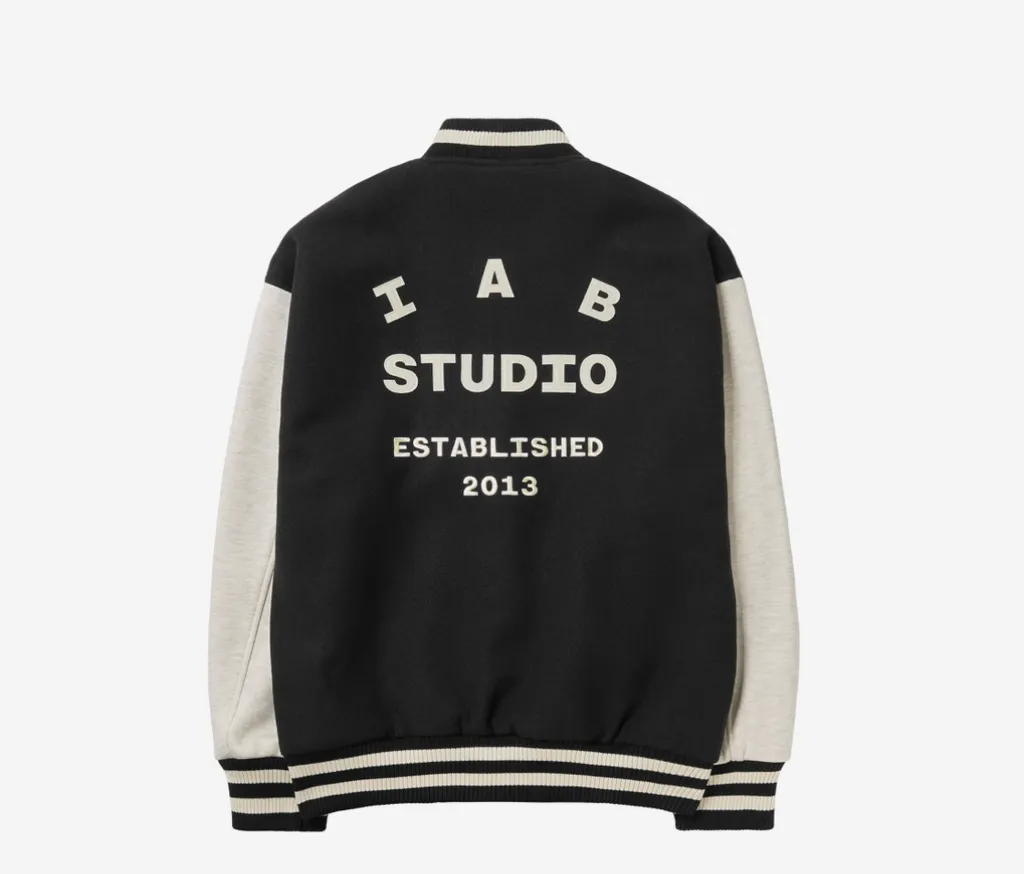 IAB Studio Stadium Jacket Black Ivory