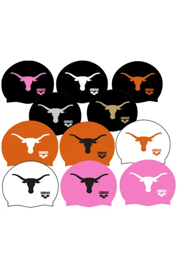 D&J Sports Longhorn Swimcaps