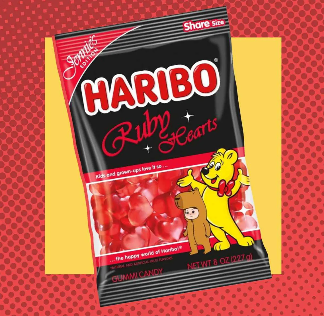 RUBY HEARTS HARIBO GUMMIES 루비 하트 하리보 젤리