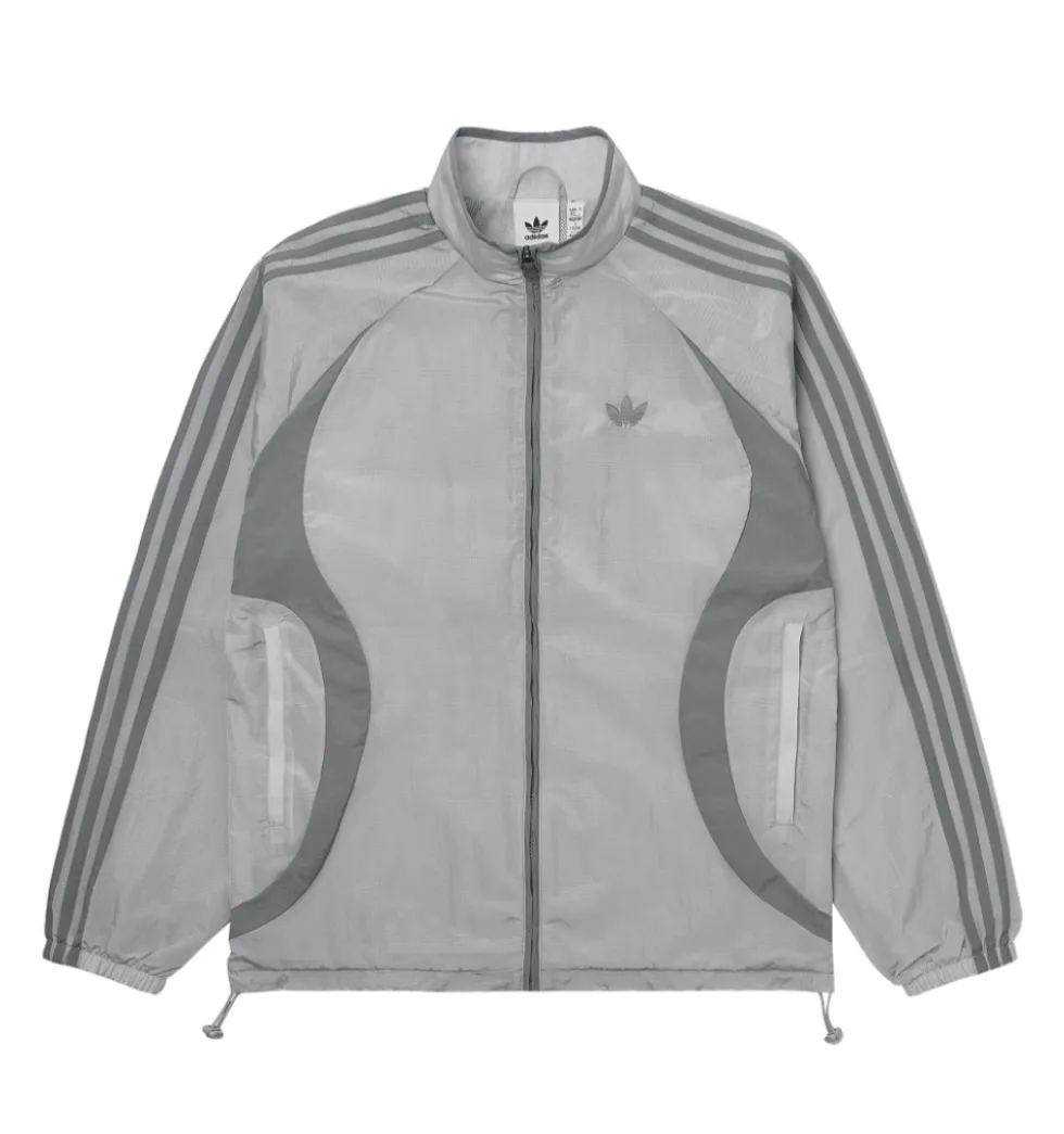 아디다스 아디컬러 2000s 우븐 트랙탑 그레이 투 그레이 쓰리 - US 사이즈 S