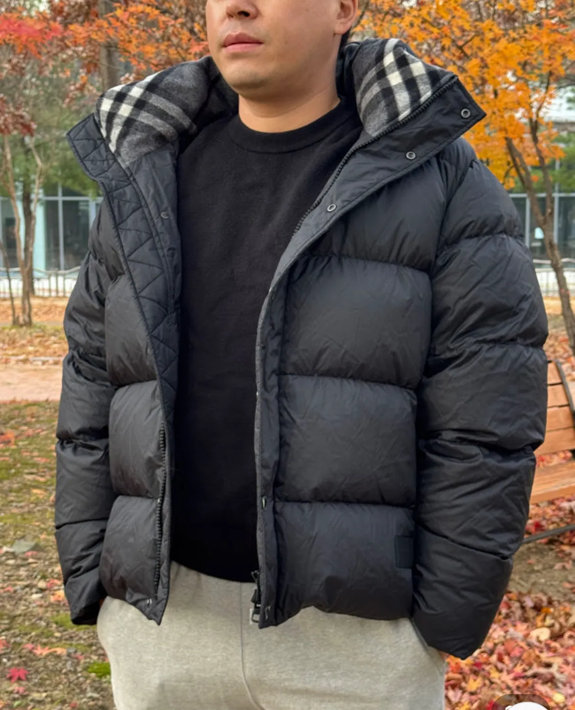 버버리 HALSBY 후드 덕 다운 패딩 점퍼 50% 