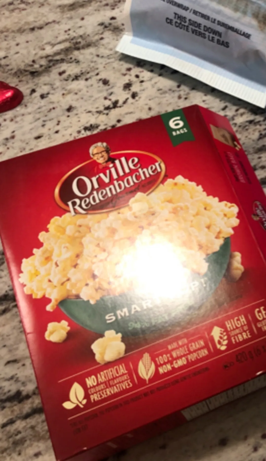 Orville
Redenbacher Sweet & Salte 