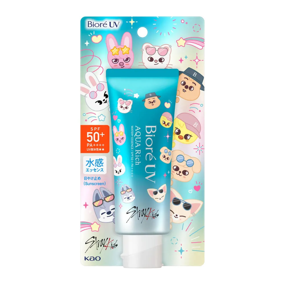 비오레 스키즈 일본 선크림 아쿠아리치 워터리 에센스 SKZOO 디자인 70g