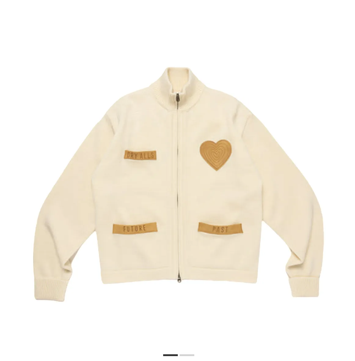 휴먼메이드 집업 니트 가디건