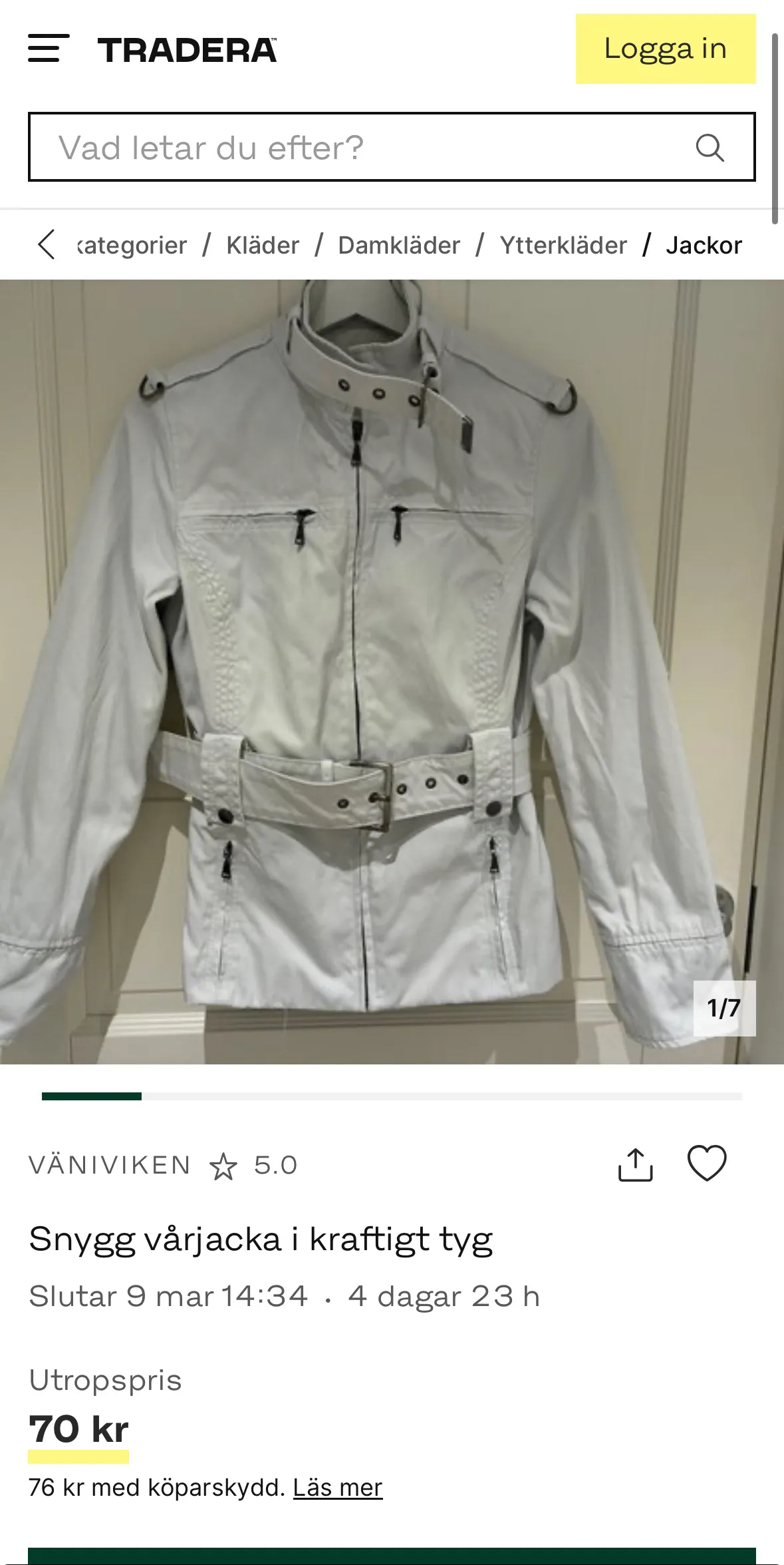 Zara White nylon moto jacket