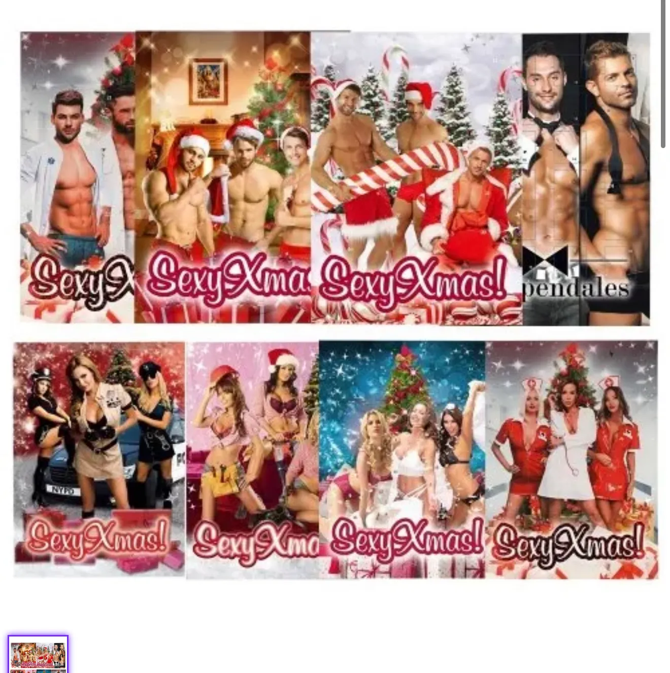 여성모델, 남성모델 어드벤트 캘린더