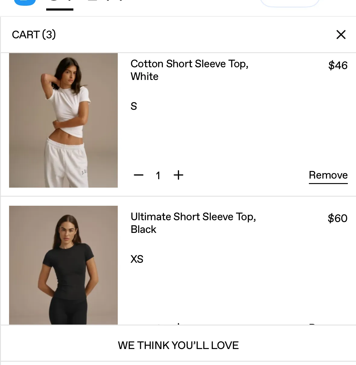 아다놀라 Cotton Short Sleeve Top