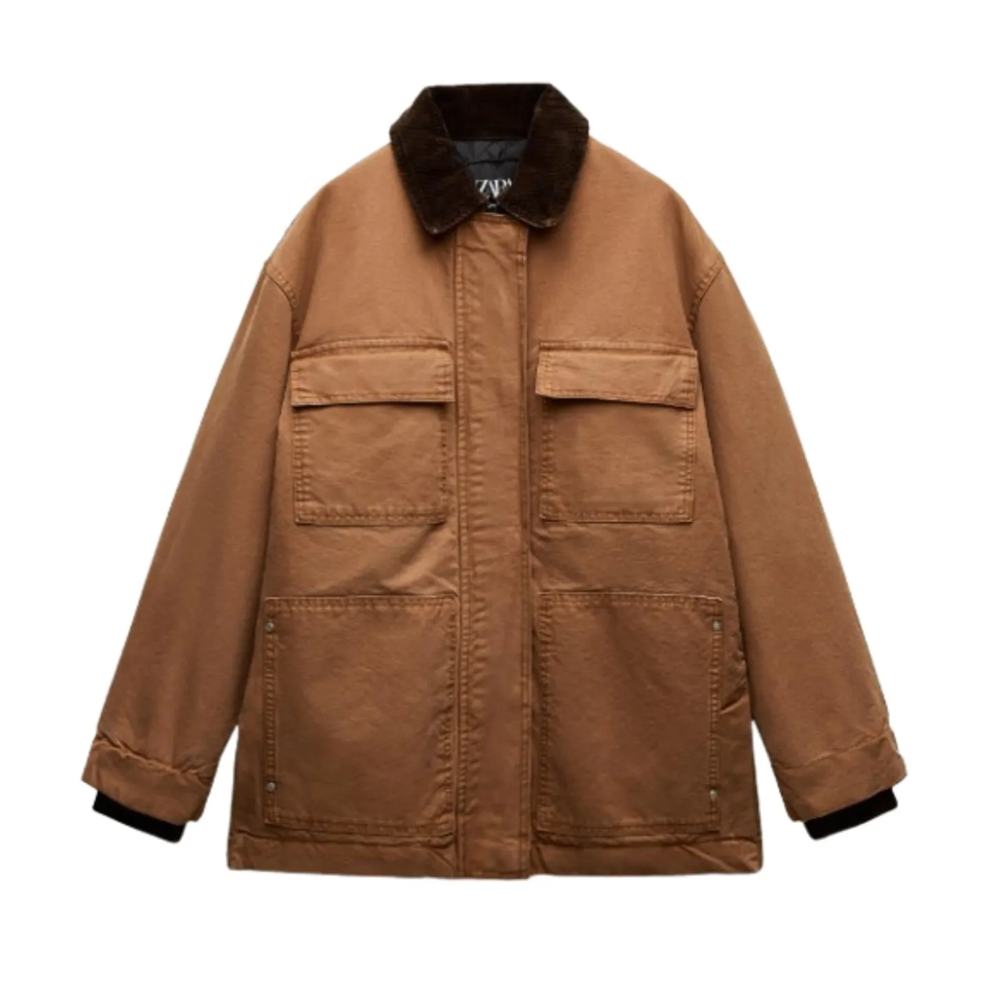 ZARA ZW 콘트라스트 워크자켓