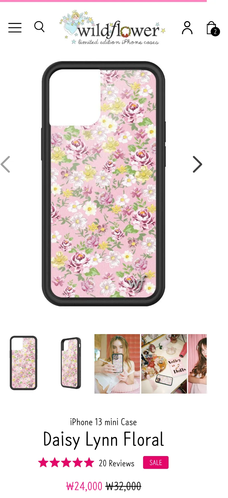 와일드플라워 13 미니 케이스