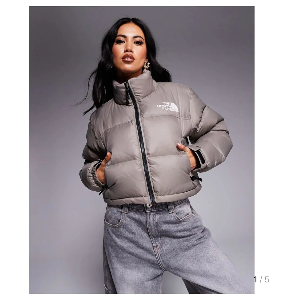 노스페이스 눕시 크롭 자켓