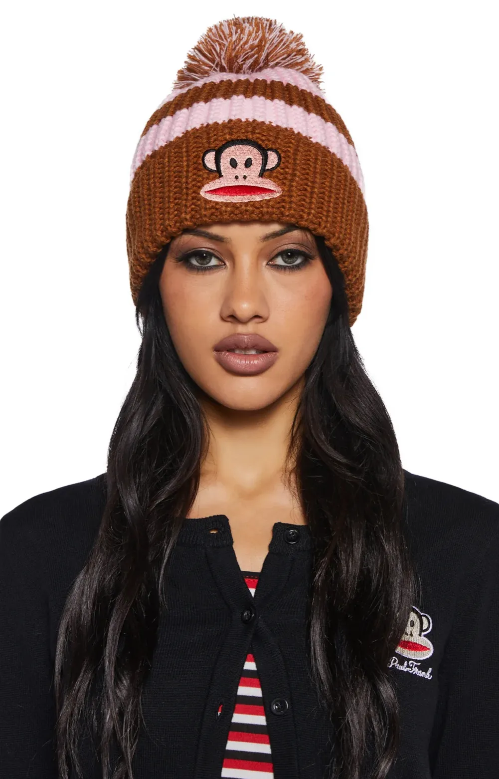 Dollskill x paul frank 비니/스카프