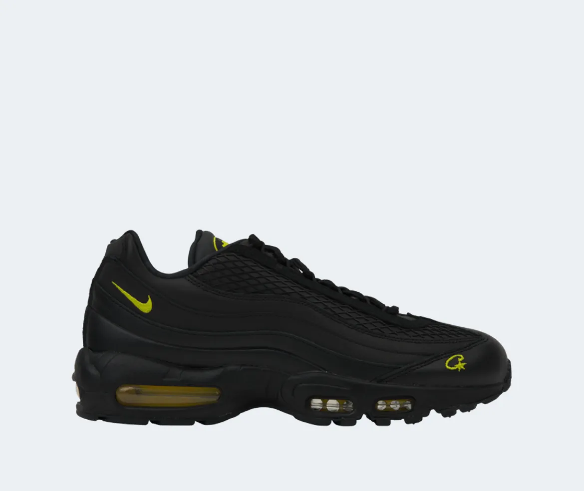 Nike x Corteiz Air Max 95 Black and Tour Yellow