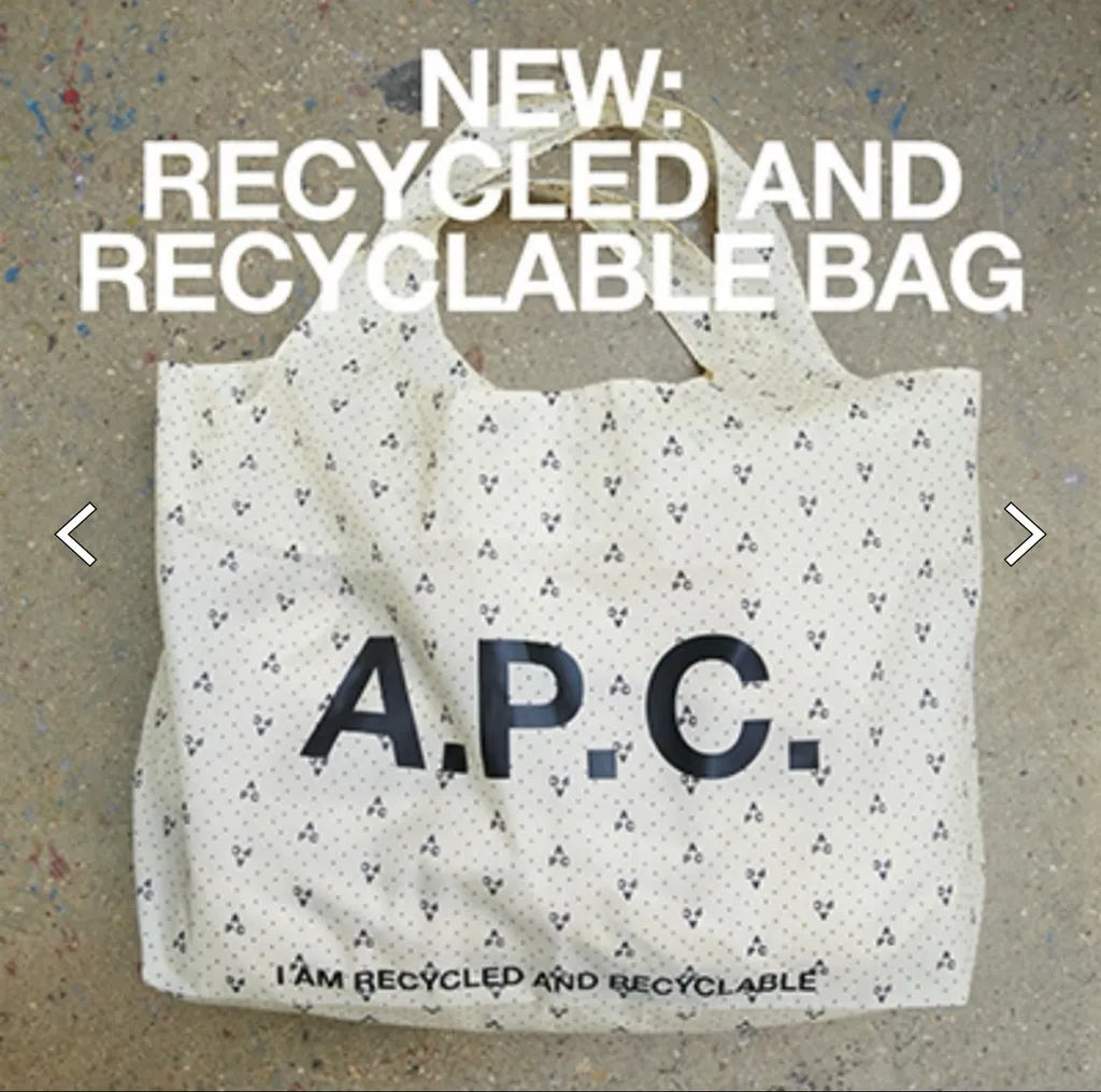 APC 리사이클링 토트백