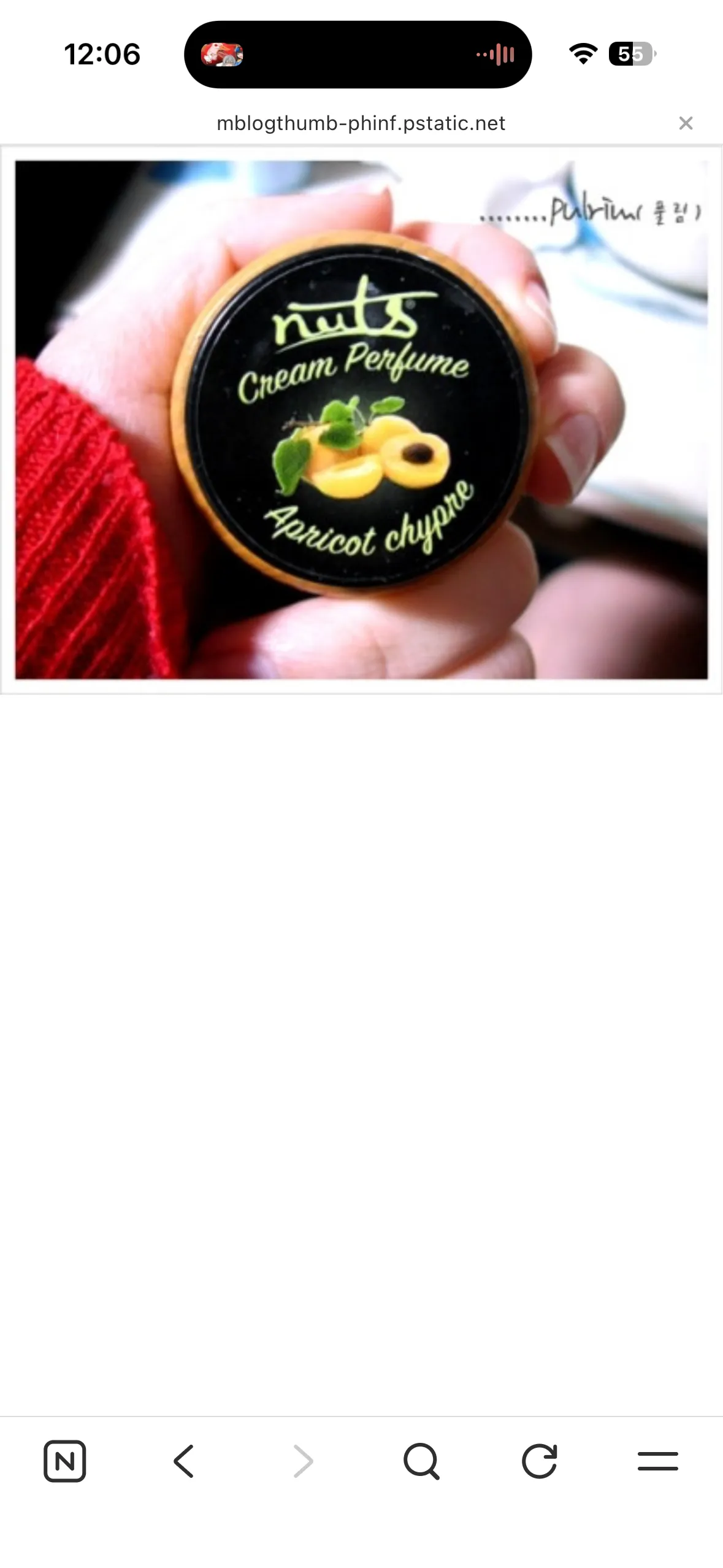 넛츠 크림향수 애프리콧 시프레