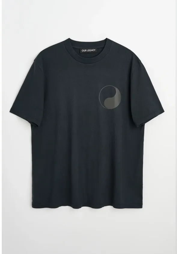 아워워래가시 워크샵 스포츠 BOX T-SHIRT  Black Reflective
