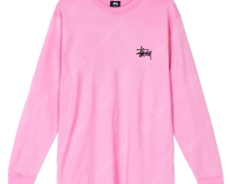스투시 롱슬리브 핑크