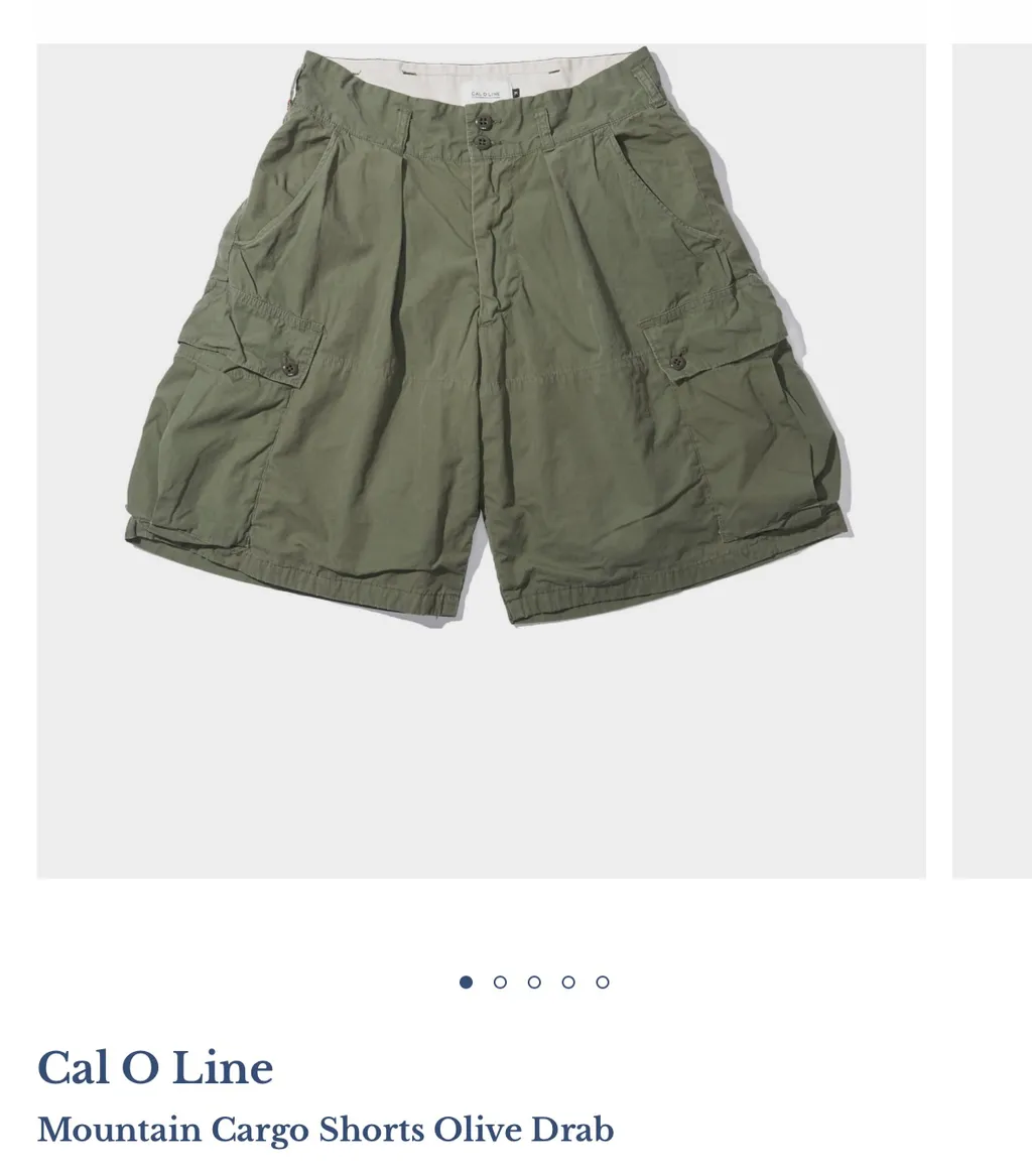 cal o line moutain cargo shorts