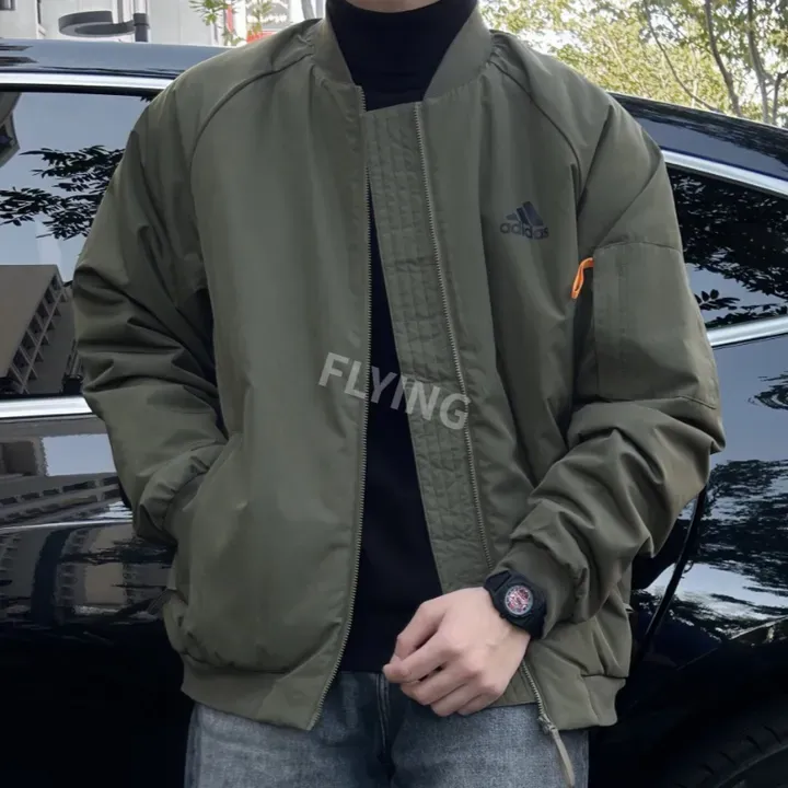 아디다스 오버사이즈 봄버 자켓 카키 남성용 JN4854
