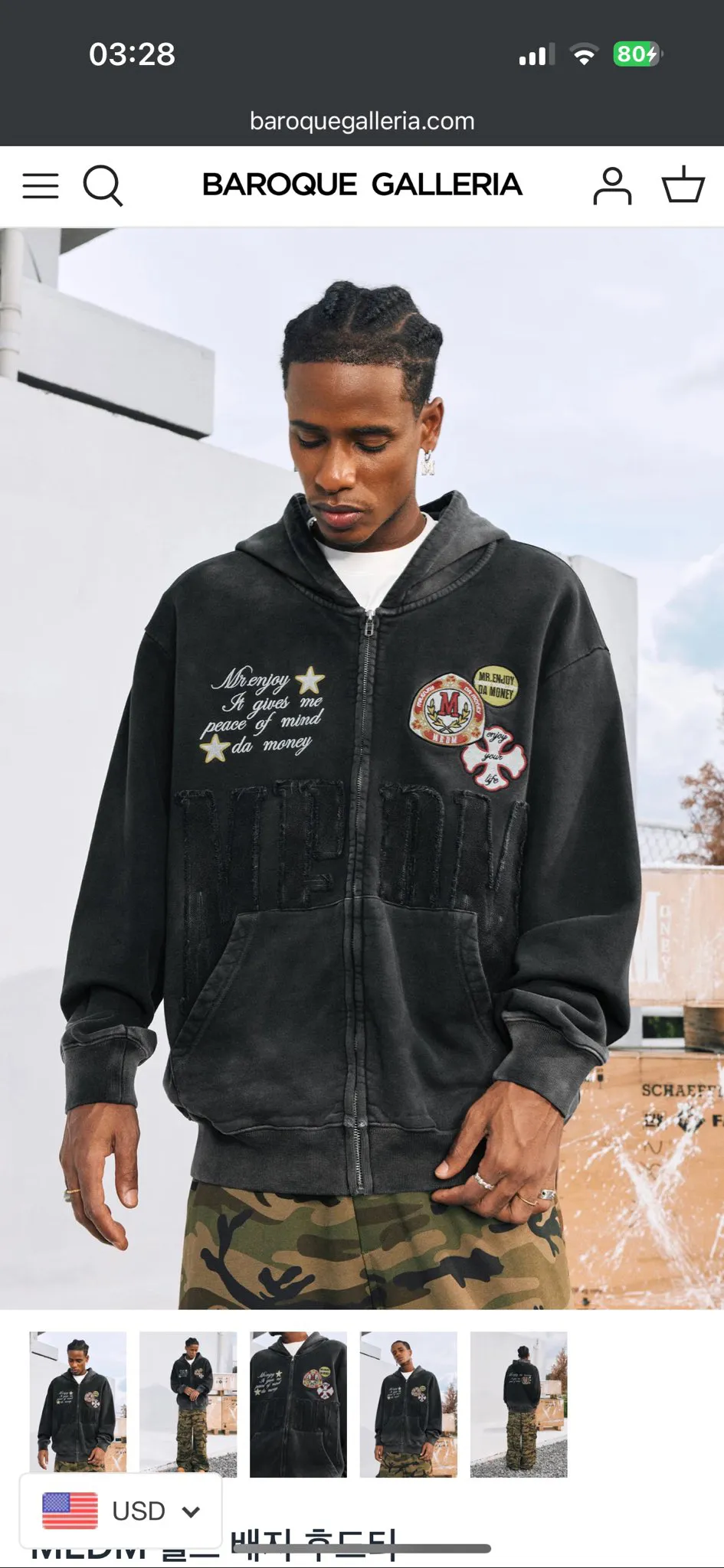 MEDM SHIELD BADGE HOODIE