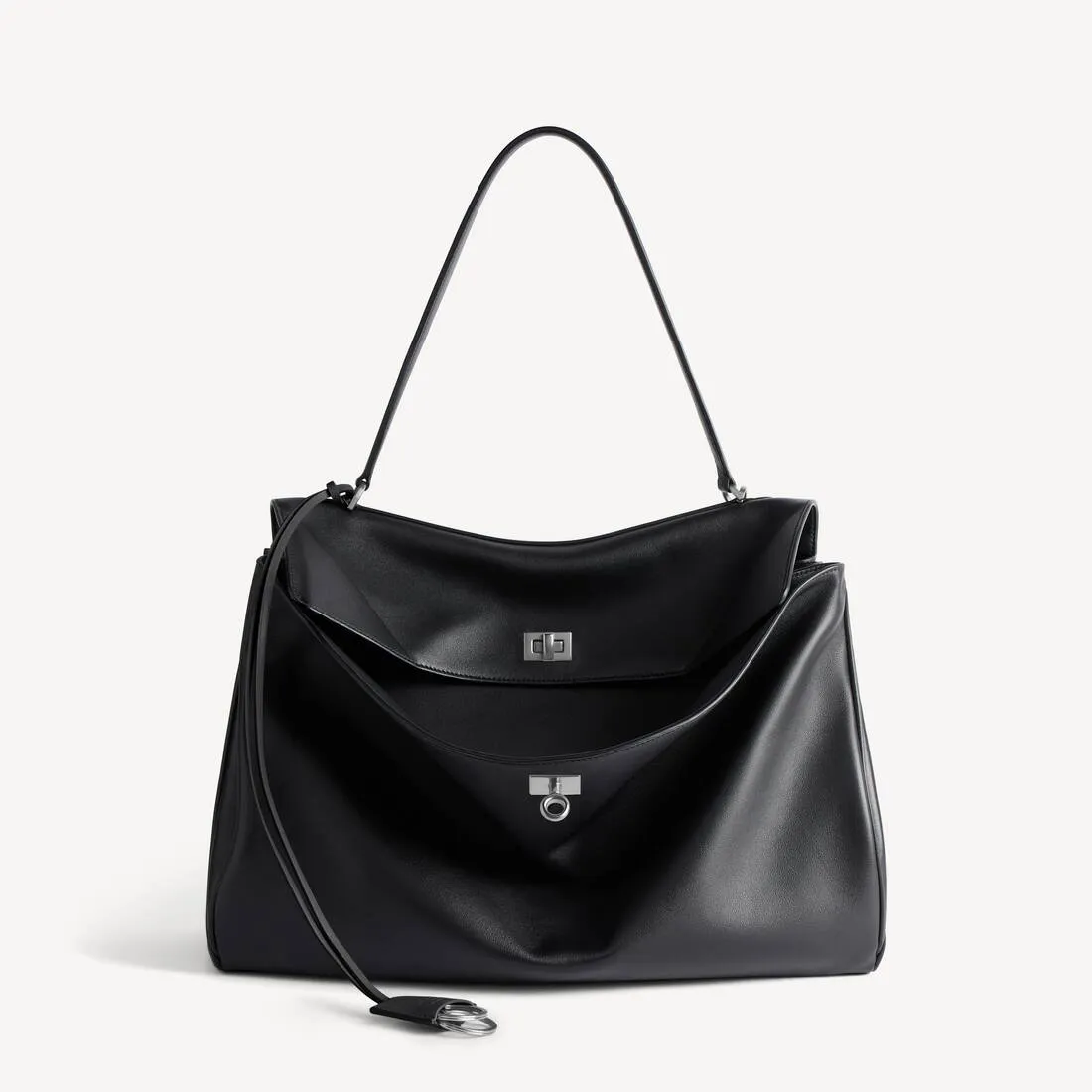 발렌시아가 로데오 백 라지 실버