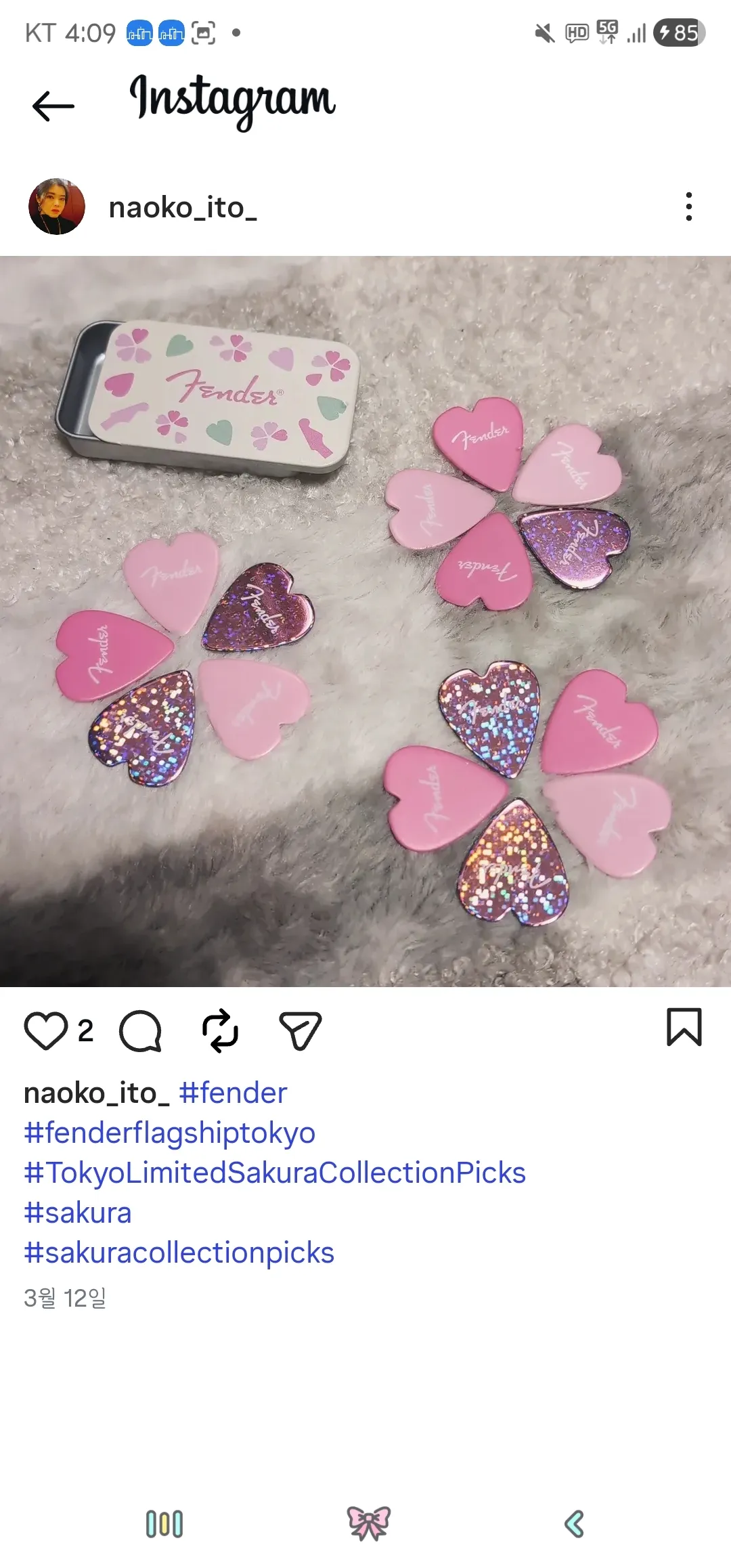 펜더 기타 피크