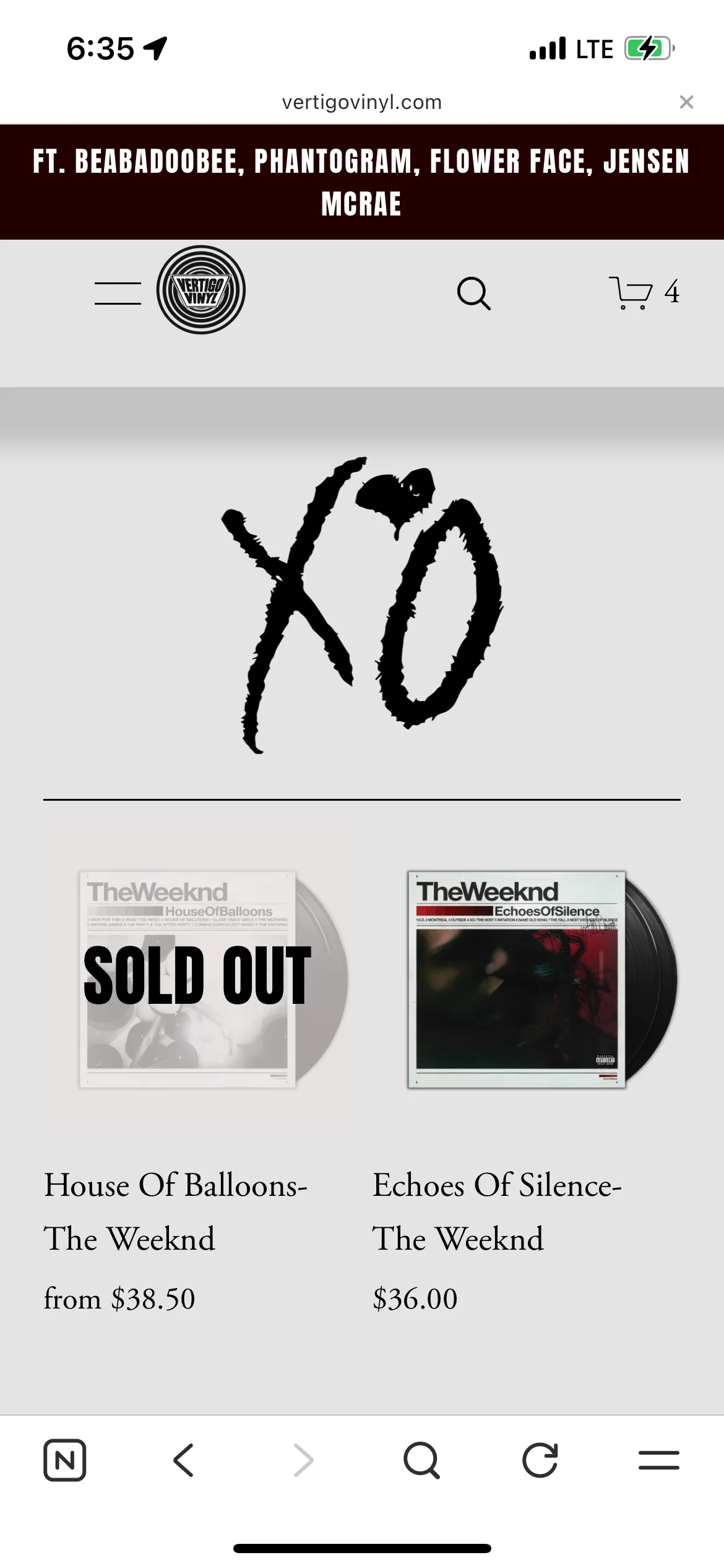 vertigo 바이닐(미국