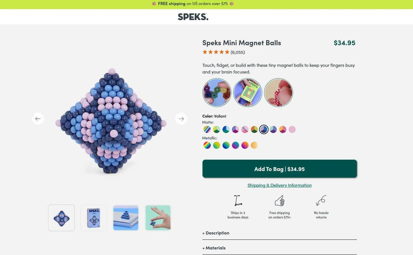Speks Mini Magnet Balls
