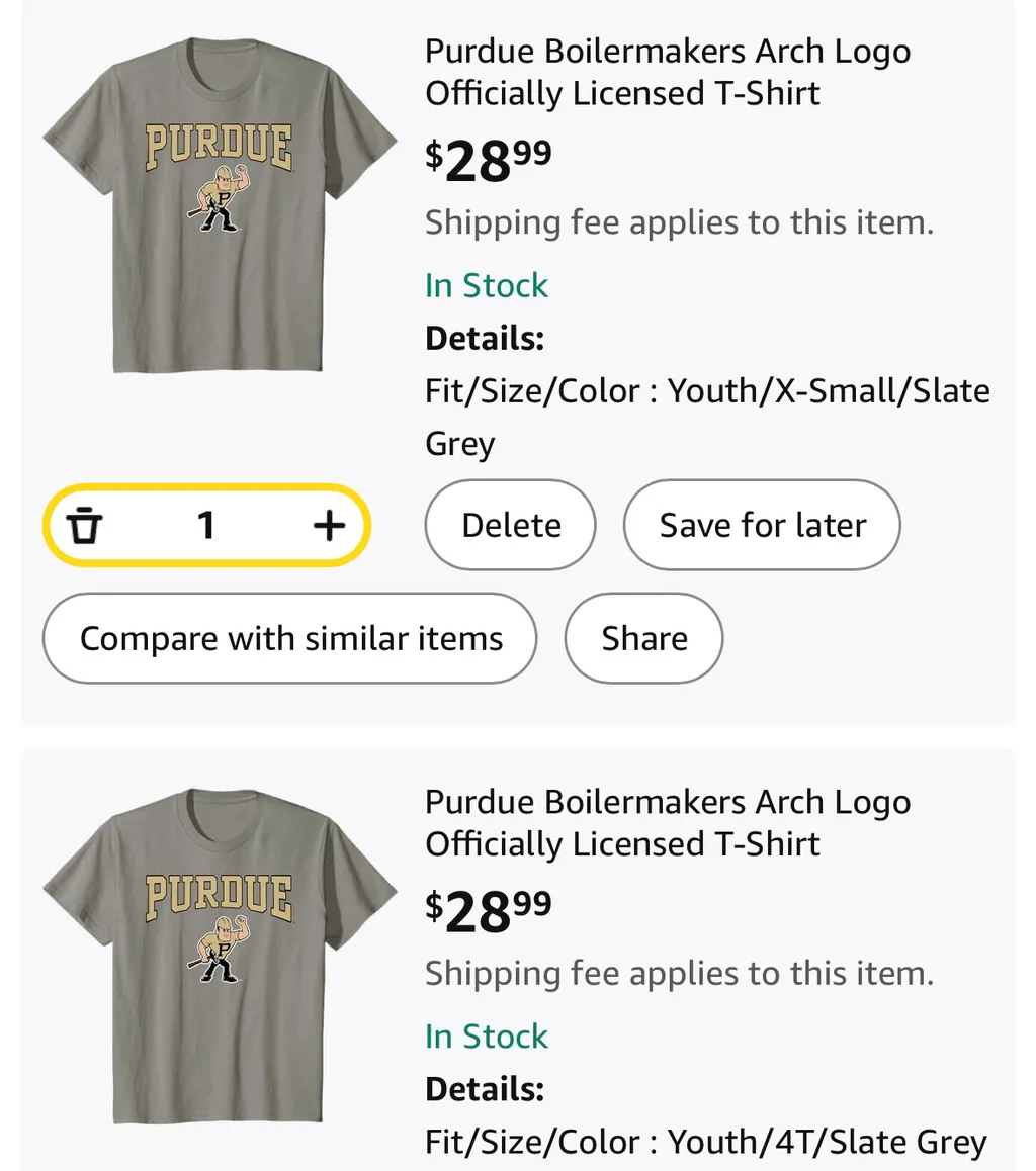 purdue toddler t-shirts
