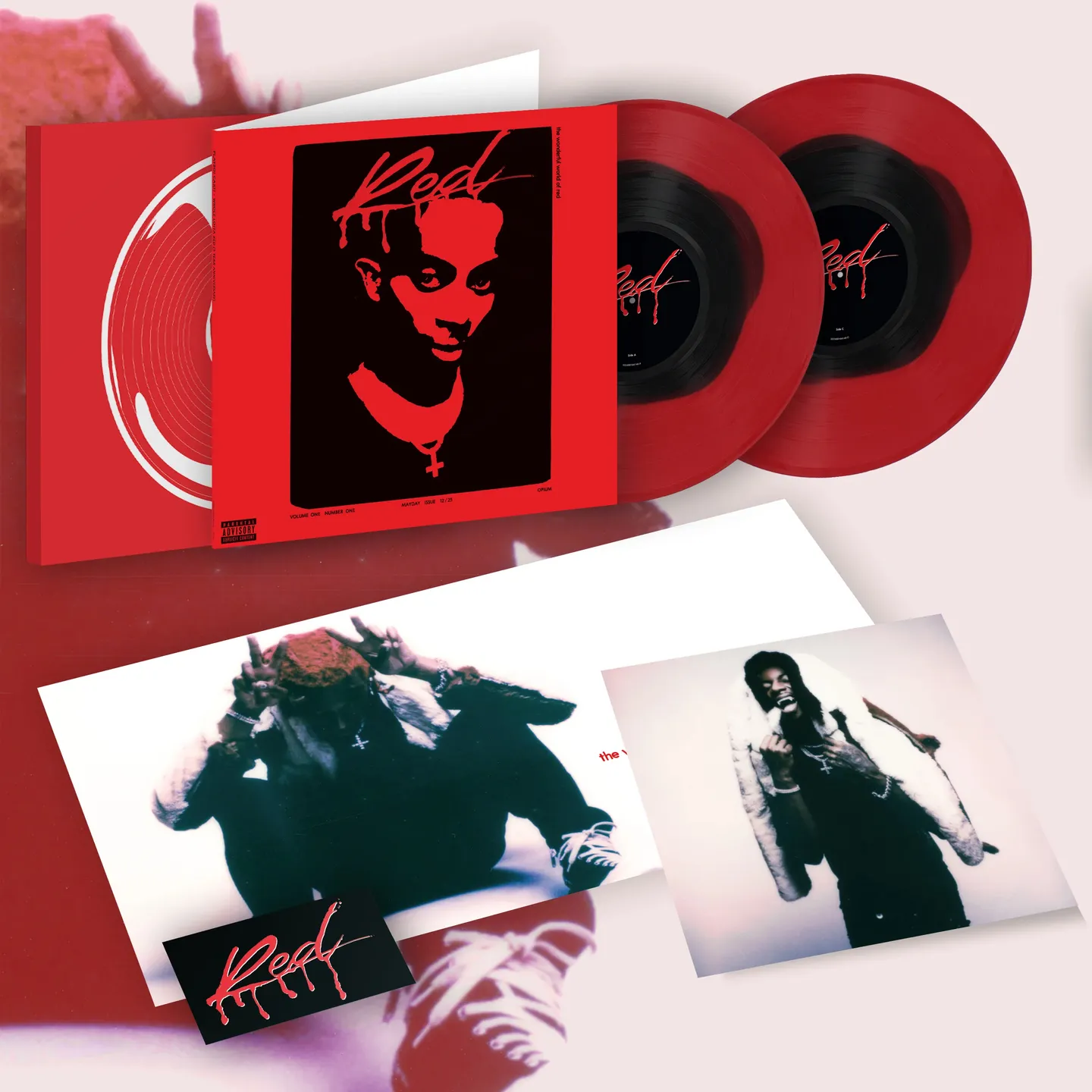 PLAYBOI CARTI WHOLE LOTTA RED IVC UNNUMBERED LP