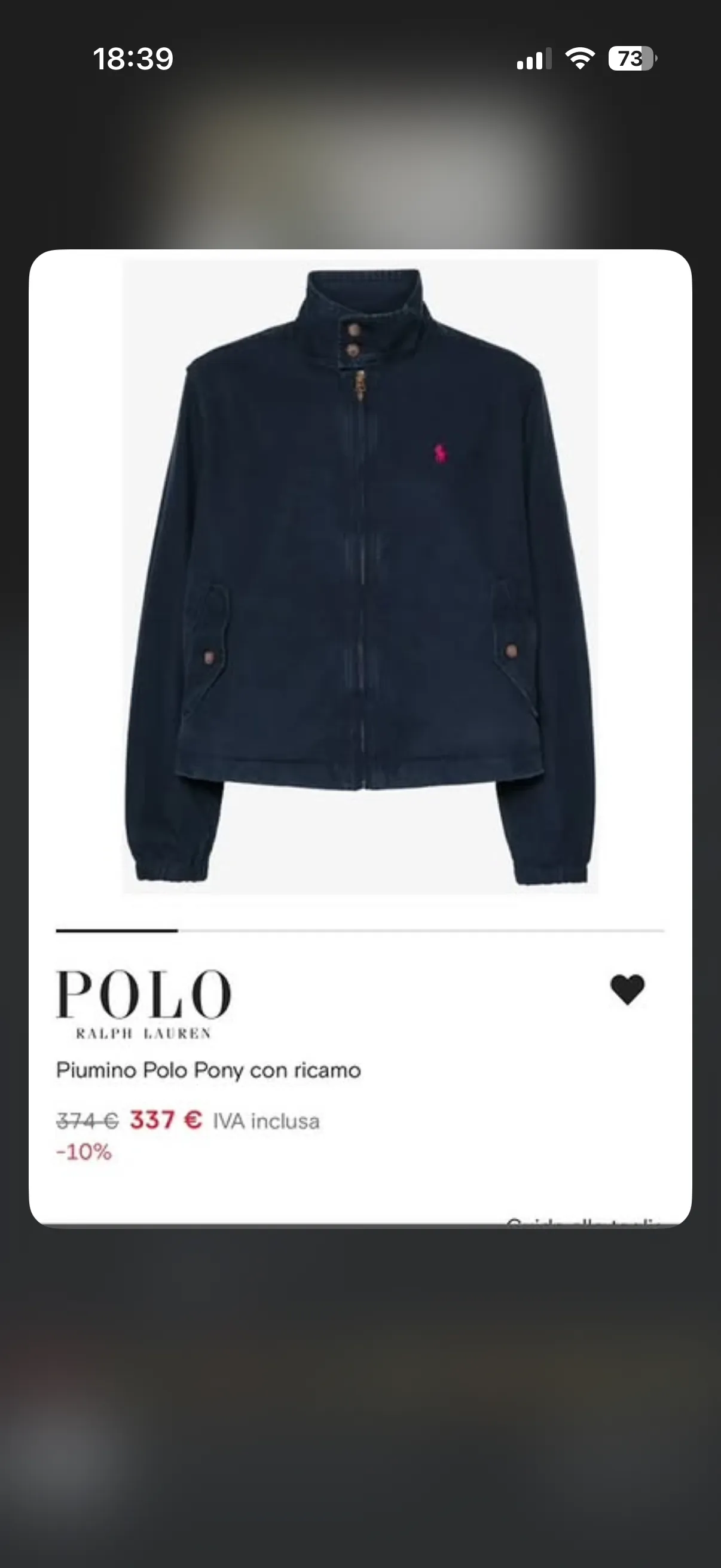 piumino polo pony con ricamo