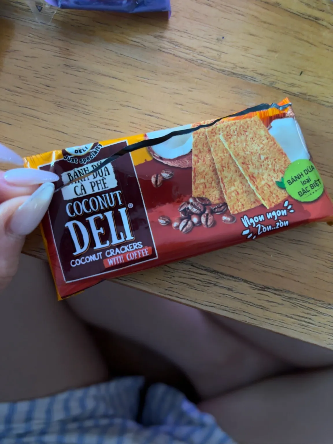 코코넛 델리 반두아 비스킷 커피맛
